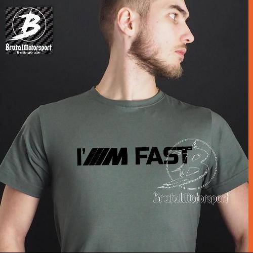 BMW I'M FAST Men en tshirt  BRUTAL MOTORSPORT