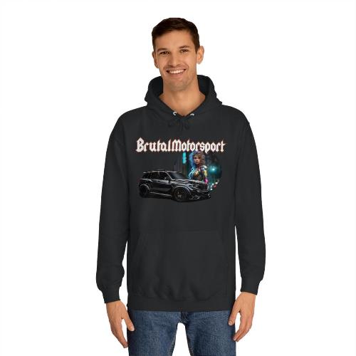 XH g05 matt black wide body hoodie unisex men women BRUTAL MOTORSPORT